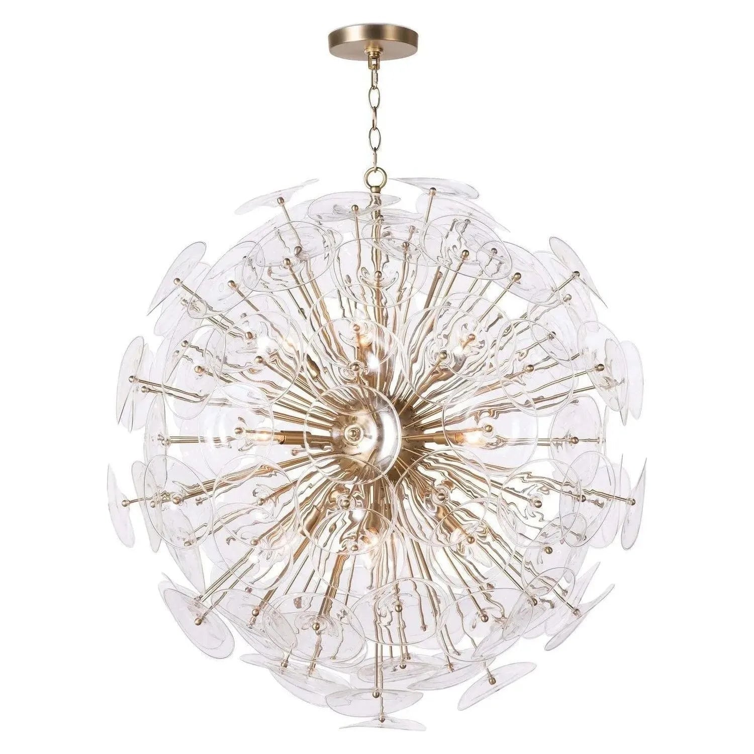 Regina Andrew - Poppy Glass Chandelier - 16-1188CLR | Montreal Lighting & Hardware