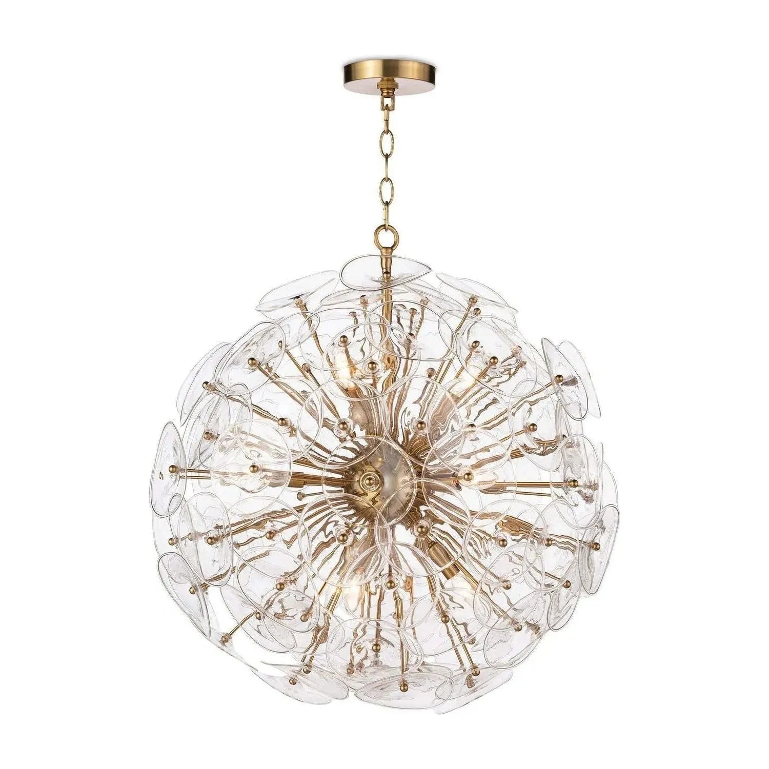 Regina Andrew - Poppy Glass Chandelier - 16-1188CLR | Montreal Lighting & Hardware