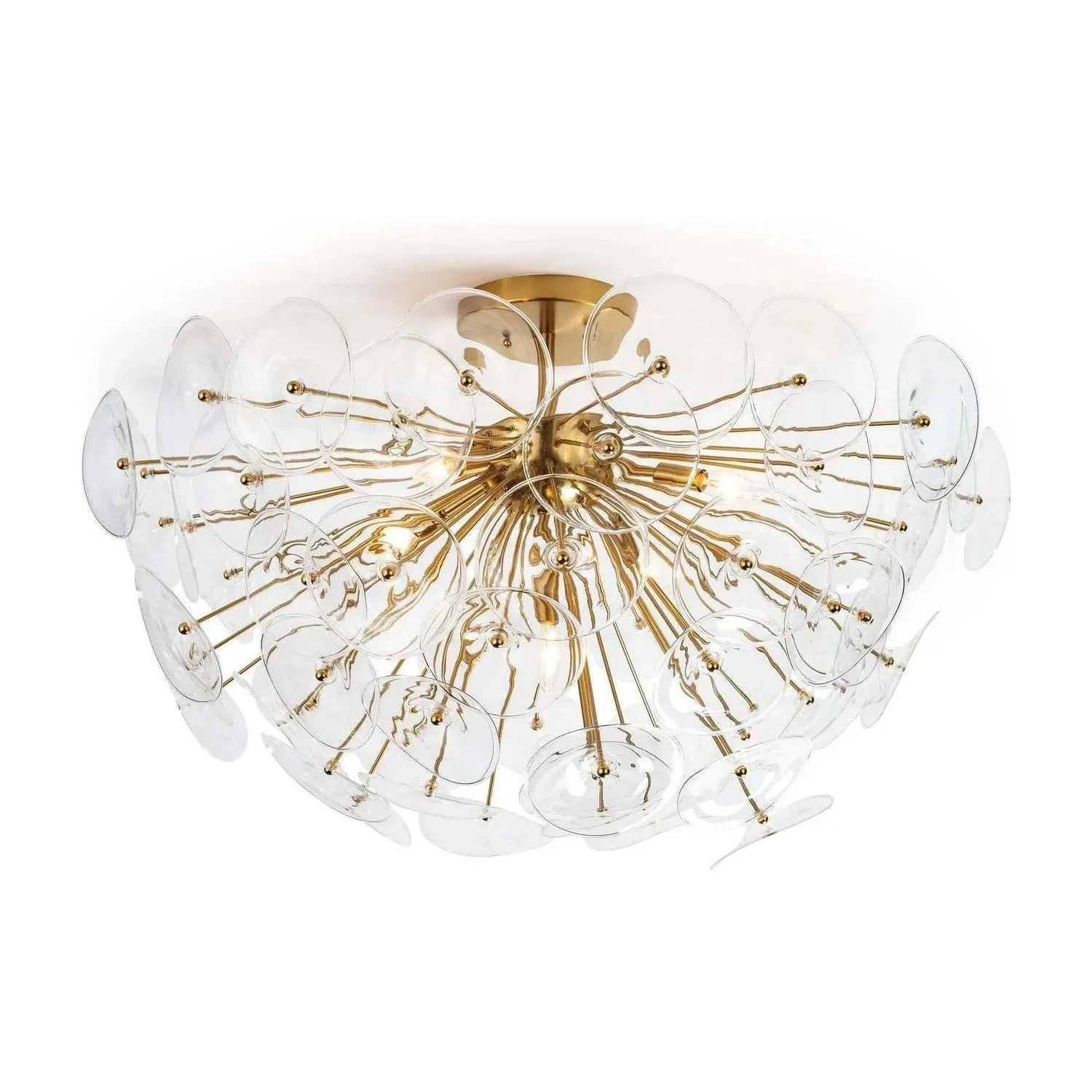 Regina Andrew - Poppy Glass Flush Mount - 16-1232CLR | Montreal Lighting & Hardware