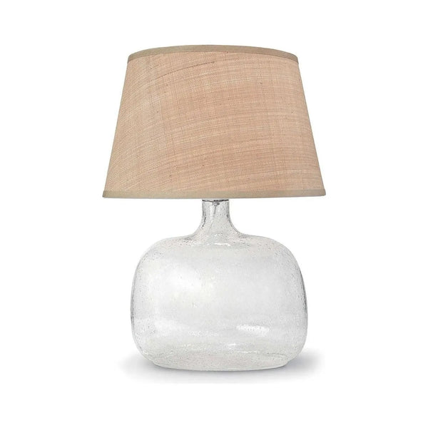Verre Ovale Grainé Lampe de table