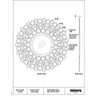 Renwil - Andromeda Round Mirror - MT849 | Montreal Lighting & Hardware