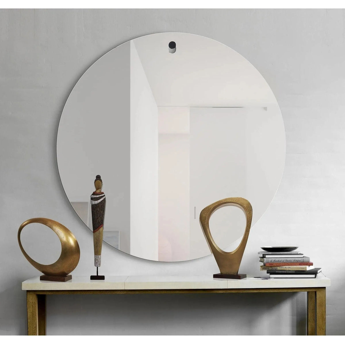 Renwil - Brody Round Mirror - MT2053 | Montreal Lighting & Hardware