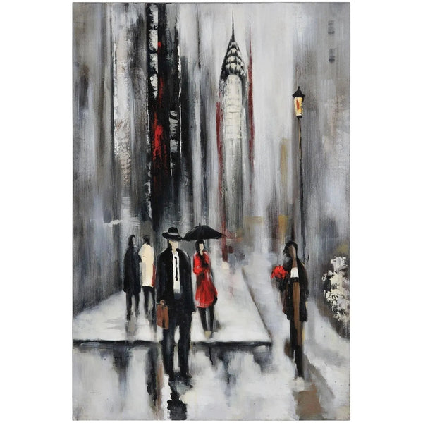 Bustling City II Canvas