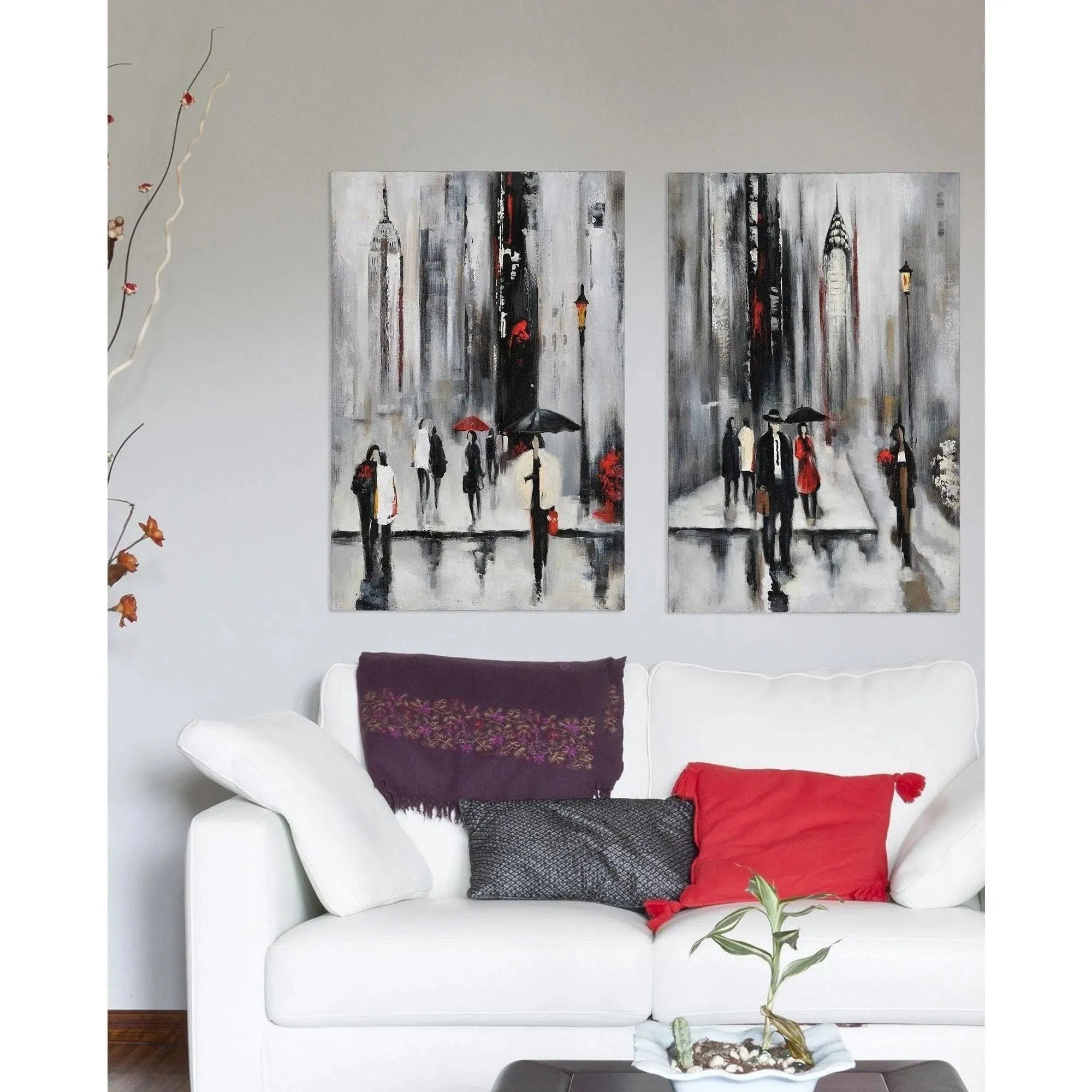 Renwil - Bustling City II Canvas - OL591 | Montreal Lighting & Hardware