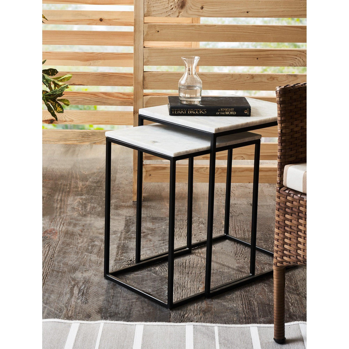 Renwil - Chalmers Outdoor Nested Tables - TAX390 | Montreal Lighting & Hardware