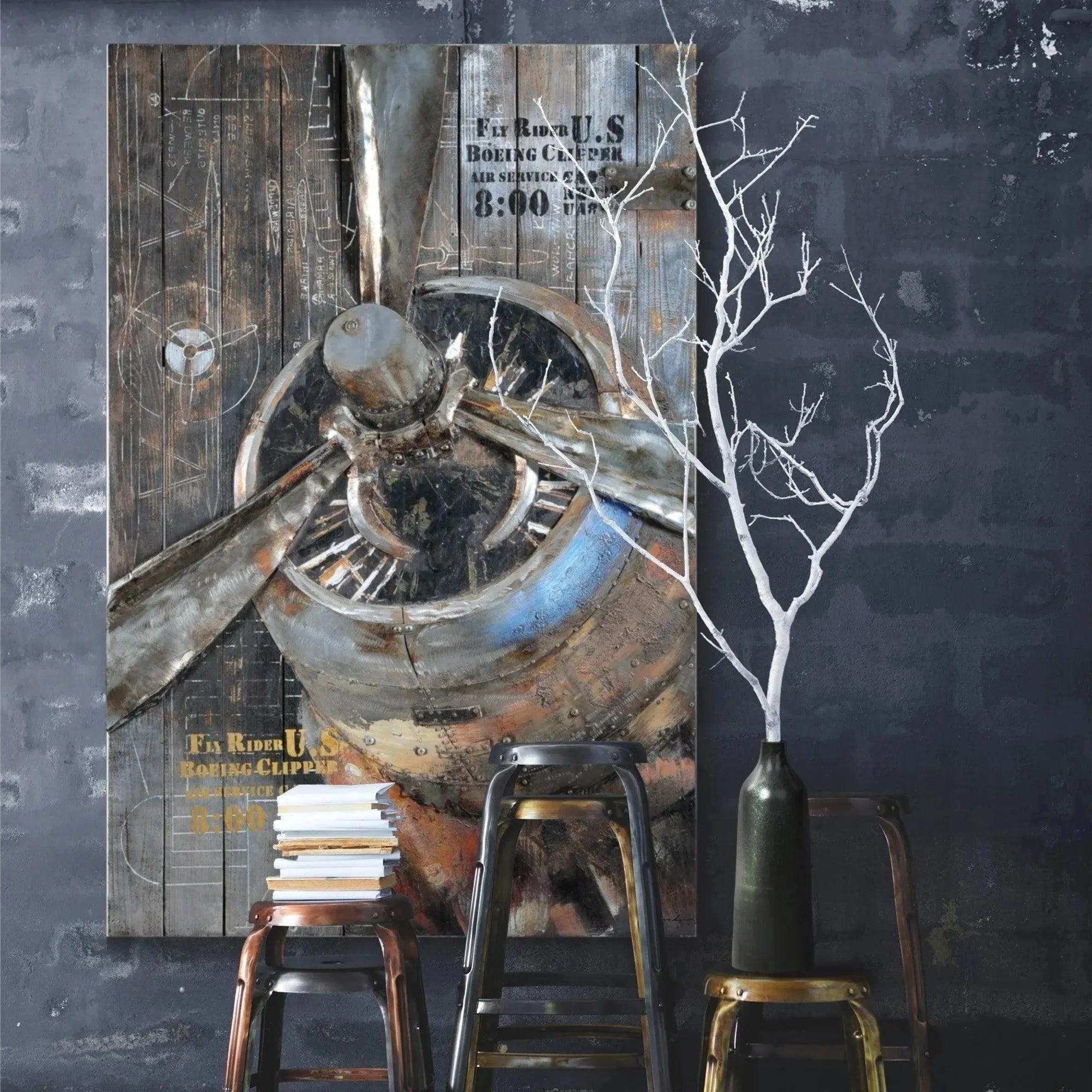 Renwil - Fly Rider Wall Décor - W6188 | Montreal Lighting & Hardware