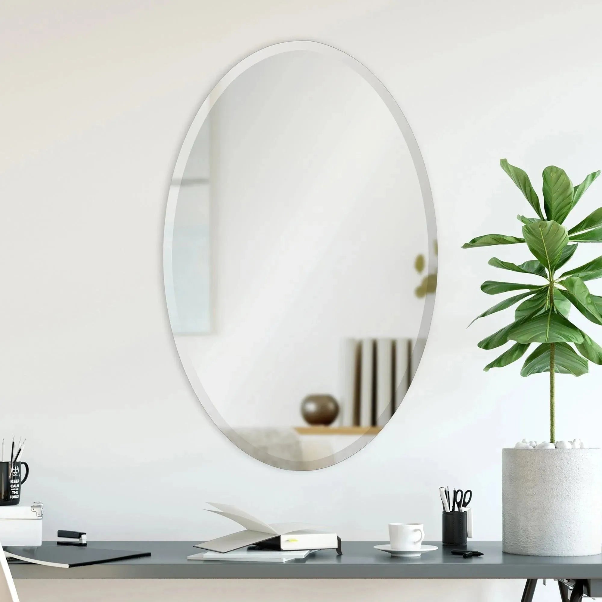 Renwil - Frances Oval Mirror - MT1552 | Montreal Lighting & Hardware