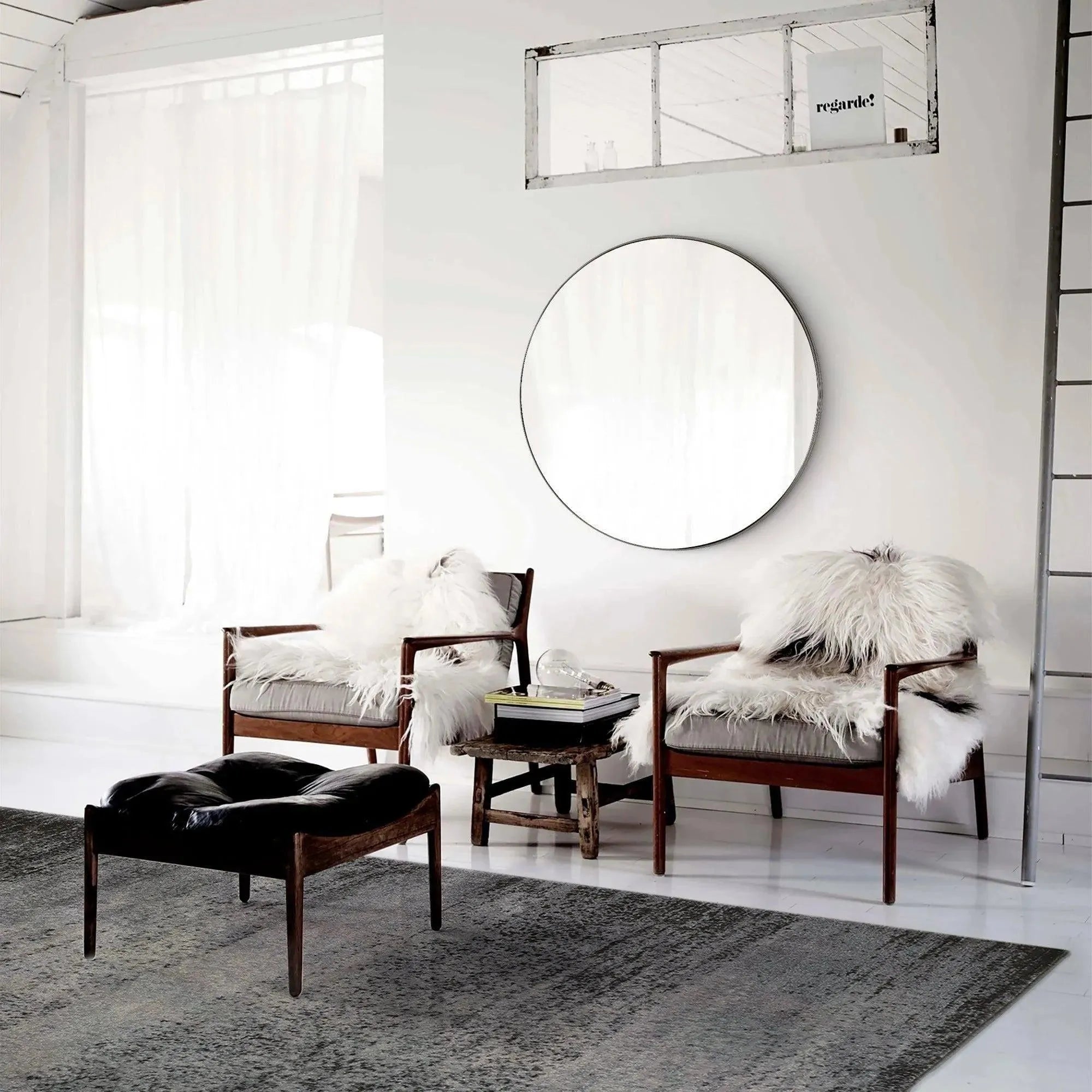 Renwil - Glen Round Mirror - MT1706 | Montreal Lighting & Hardware