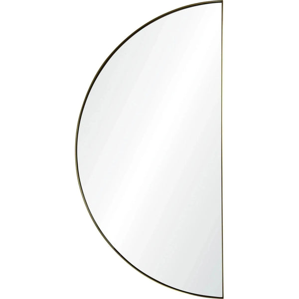 Miroir demi-lune demi-cercle
