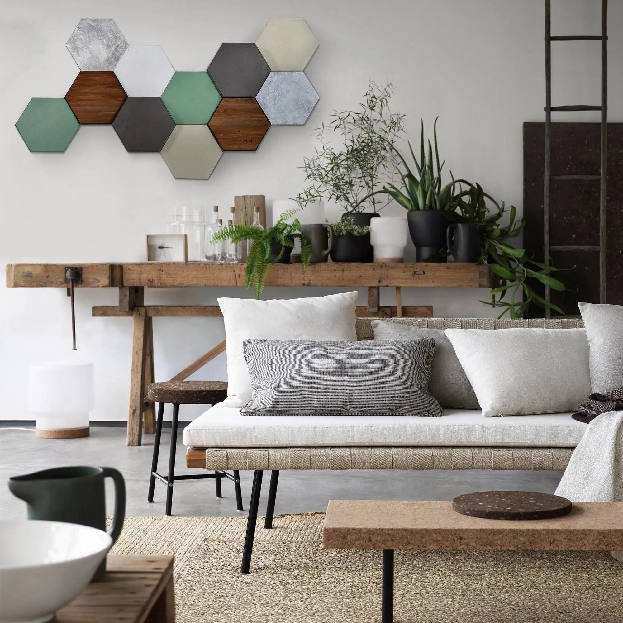 Renwil - Hexa Pastel Wall Décor - W6317 | Montreal Lighting & Hardware