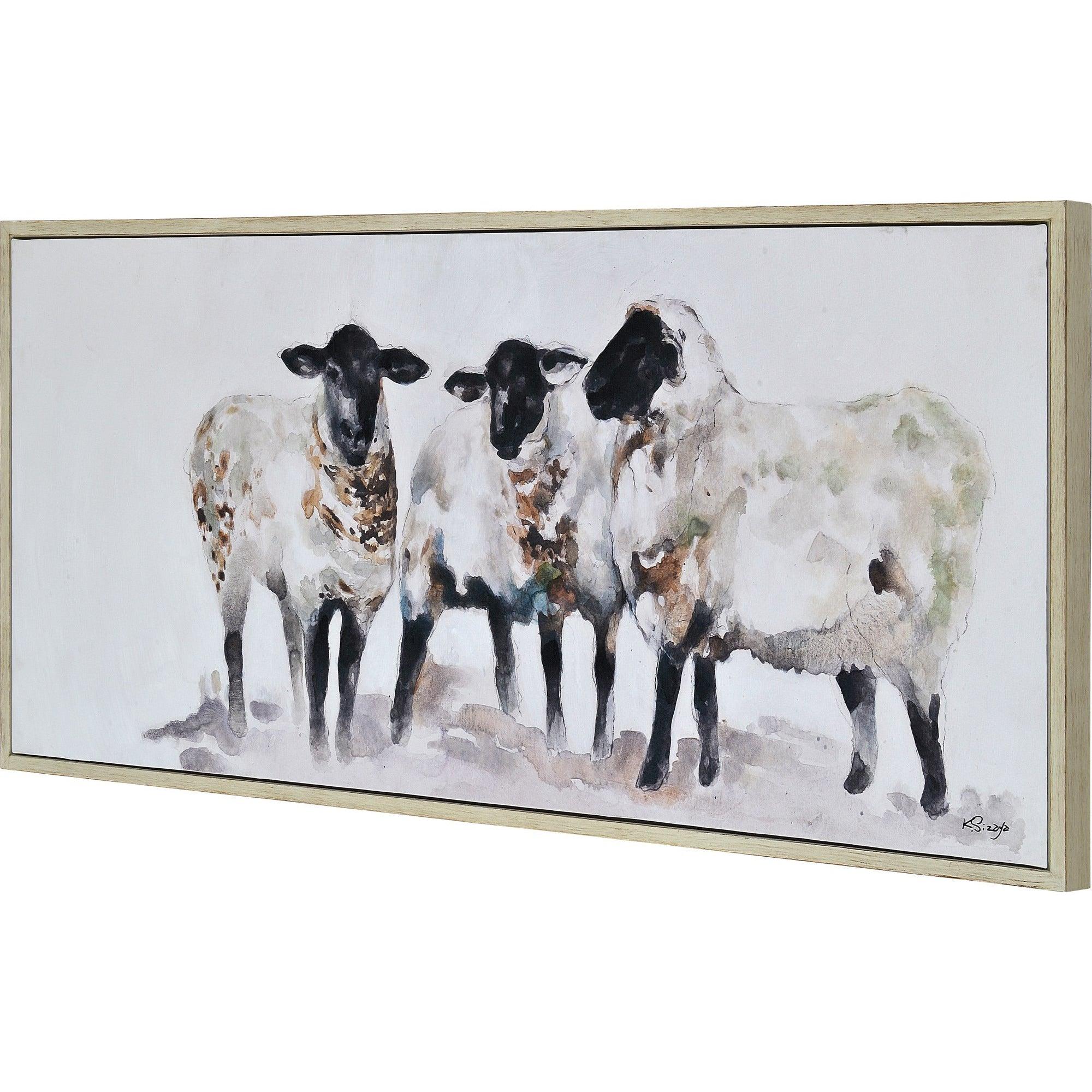 Renwil - Moutons Canvas Art - OL1982 | Montreal Lighting & Hardware