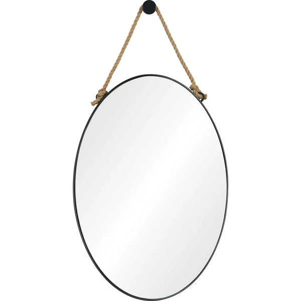 Parbuckle Oval Mirror
