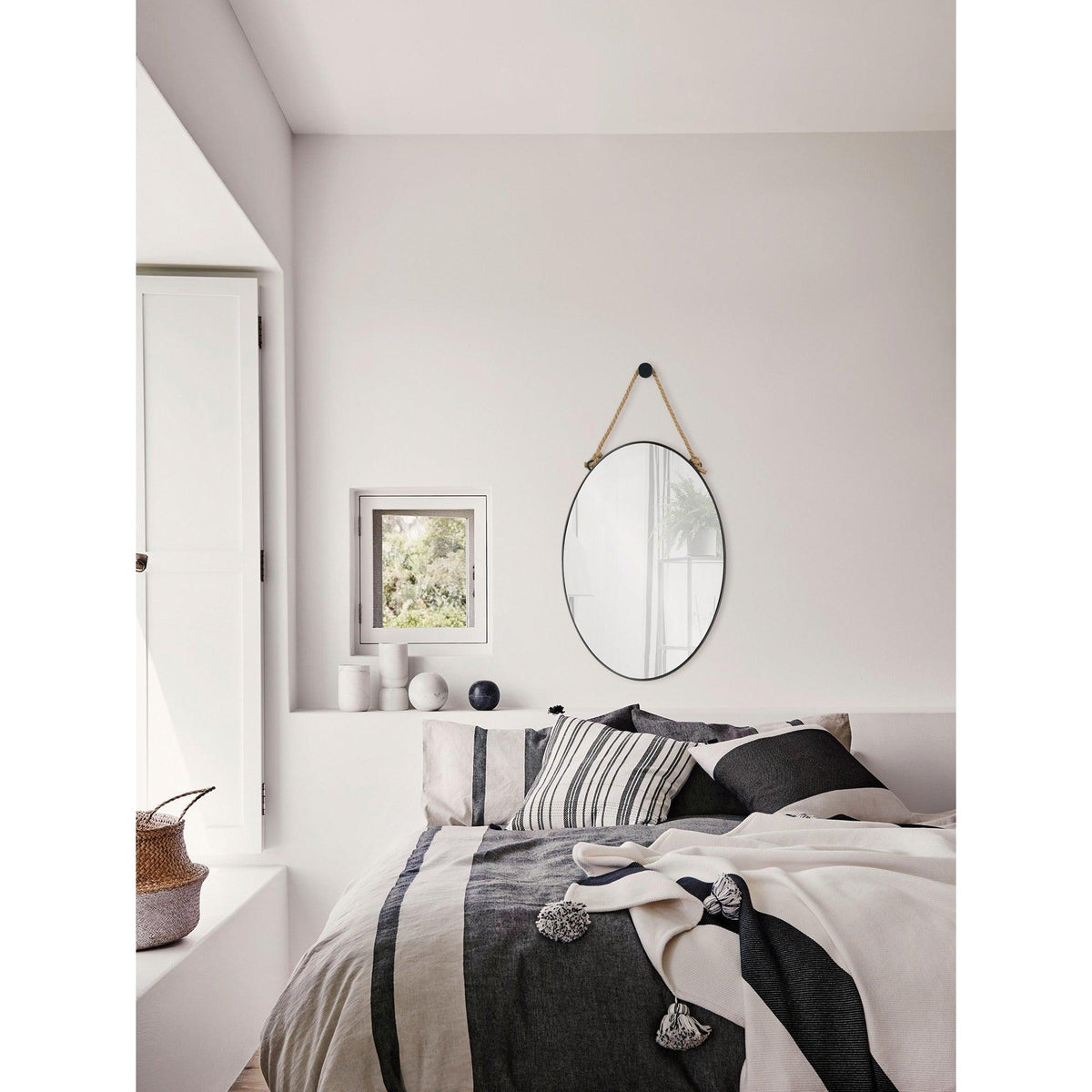 Renwil - Parbuckle Oval Mirror - MT2365 | Montreal Lighting & Hardware