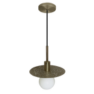 Dounia Home - DH-RIADISLED-MD-BRS - Riad Disc LED Suspension - Polished Brass