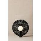 Dounia Home - DH-RIADISTAB-MGM - Riad Disc Table Lamp - Matte Gun Metal