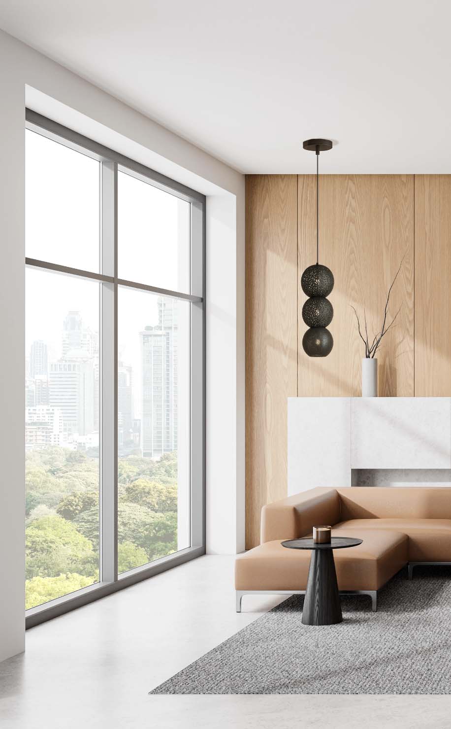 Dounia Home - DH-RIAPENLIG-SM-BRS - Riad Pendant Light - Polished Brass