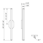 Ridgely Studio Works - Beam Wall Sconce - BEA-WS-16-MB | Montreal Lighting & Hardware