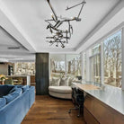 Ridgely Studio Works - Bicycle Linear Chandelier - BIC-CH-102AW-LNR-B | Montreal Lighting & Hardware
