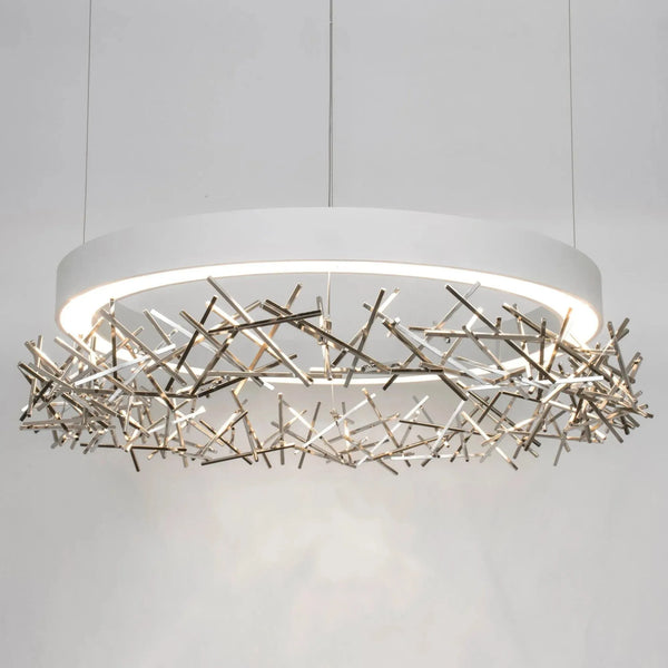 Halo Criss Cross Chandelier