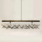 Ridgely Studio Works - Level Criss-Cross Pendant - LE-CC-PE-BLS-SM | Montreal Lighting & Hardware