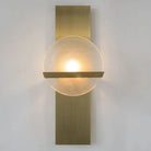 Ridgely Studio Works - Lunette Rectangular Bar Wall Light - LUN-REC-1P-WS-CH-112BRZ | Montreal Lighting & Hardware