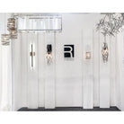 Ridgely Studio Works - Movimento Linear Chandelier - MO-REC-CH-MD-BST | Montreal Lighting & Hardware