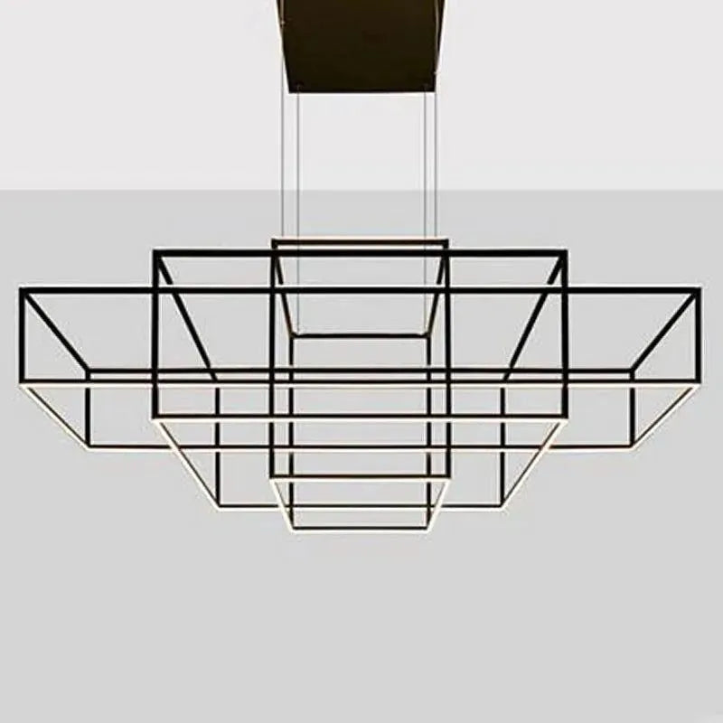 Ridgely Studio Works - Stack Chandelier - STA-CH-42-114ABP | Montreal Lighting & Hardware