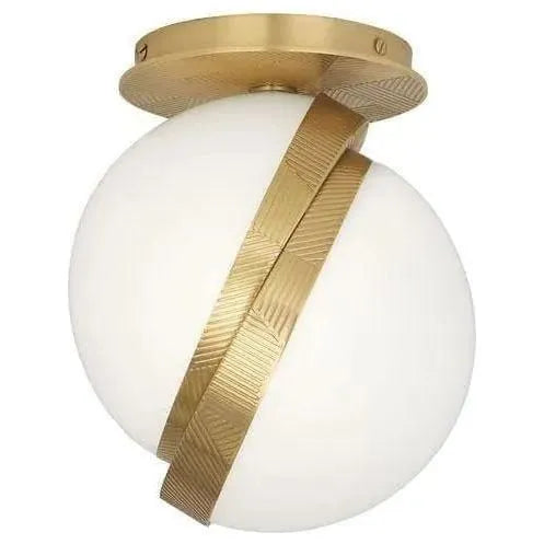Brut Split Globe Flushmount