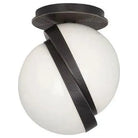 Robert Abbey - Brut Split Globe Flushmount - Z623 | Montreal Lighting & Hardware
