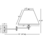 Robert Abbey - Kinetic Wall Swinger - 1504ALT | Montreal Lighting & Hardware