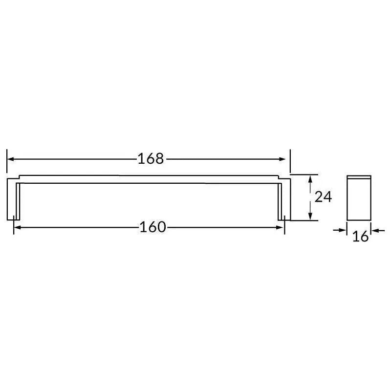 Rocheleau - C81181 Pull - POI-C81181-160-0252 | Montreal Lighting & Hardware