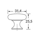 Rocheleau - Duke Knob - BOU-V0393031Z01 | Montreal Lighting & Hardware