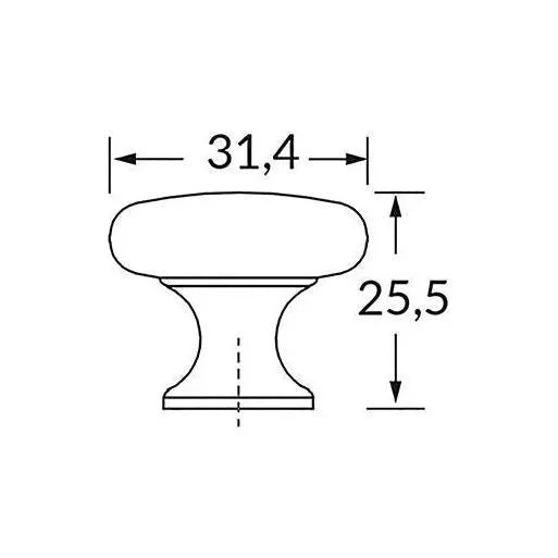 Rocheleau - Duke Knob - BOU-V0393031Z01 | Montreal Lighting & Hardware