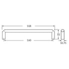 Rocheleau - E1457 Pull - POI-E1457-160-1704 | Montreal Lighting & Hardware