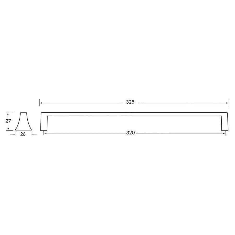 Rocheleau - E1497 Pull - POI-E1497-320-1802 | Montreal Lighting & Hardware