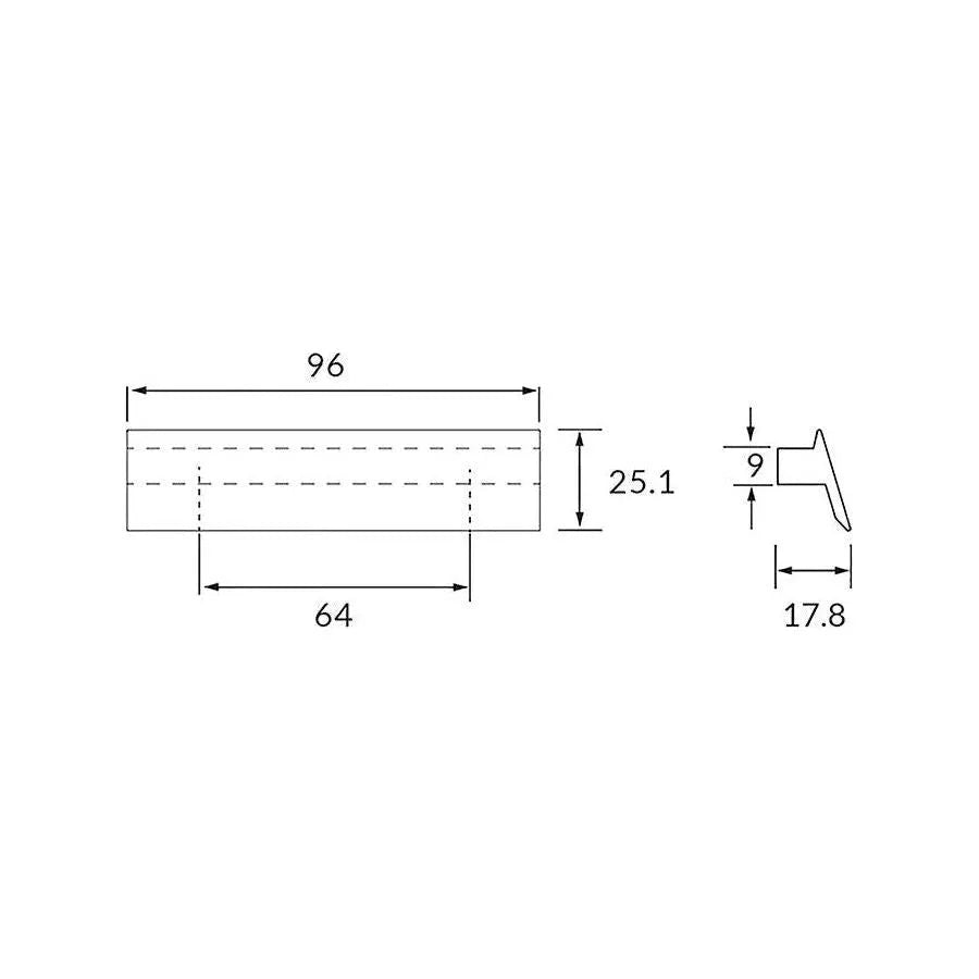 Rocheleau - E3611 Pull - POI-E3611-160-7W | Montreal Lighting & Hardware