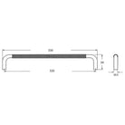 Rocheleau - GRIP Pull - POI-R8870-160-AL6 | Montreal Lighting & Hardware