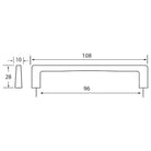 Rocheleau - Limit Pull - POI-R7205-96-BNL | Montreal Lighting & Hardware