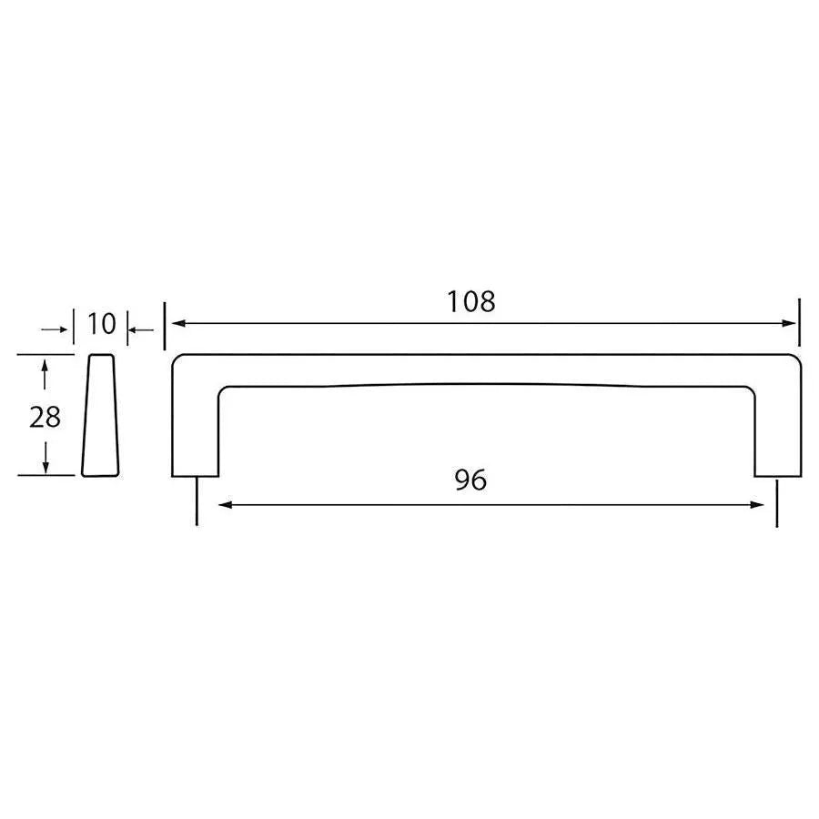 Rocheleau - Limit Pull - POI-R7205-96-BNL | Montreal Lighting & Hardware