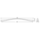 Rocheleau - R1517 Pull - POI-R1517-160-BSN | Montreal Lighting & Hardware