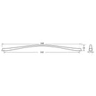 Rocheleau - R1517 Pull - POI-R1517-160-BSN | Montreal Lighting & Hardware
