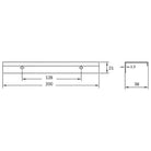 Rocheleau - R4361 Pull - POI-R4361-128-BSN | Montreal Lighting & Hardware