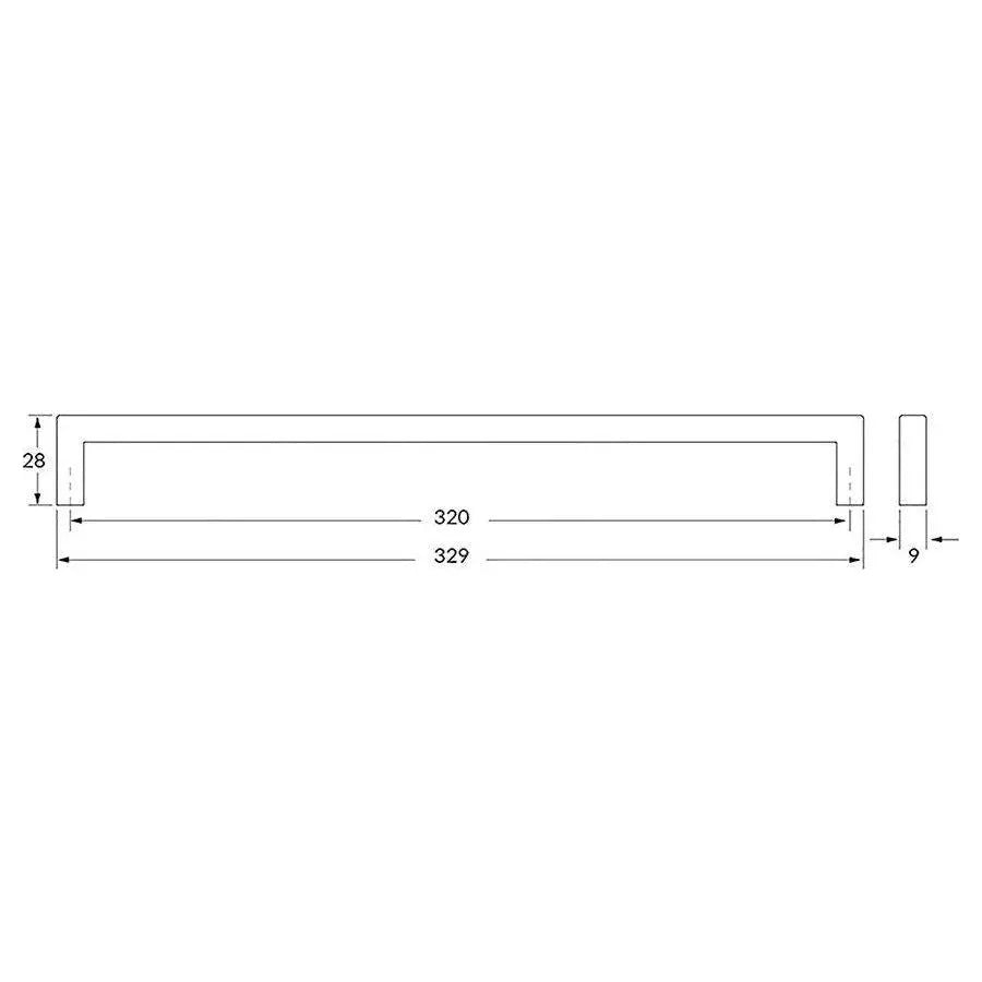 Rocheleau - R6003 Pull - POI-R6003-128-BB | Montreal Lighting & Hardware