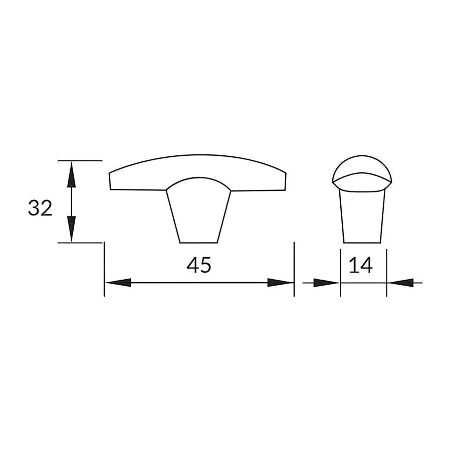 Rocheleau - R7090 Knob - BOU-R7090-ABN | Montreal Lighting & Hardware