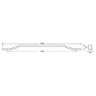 Rocheleau - R7265 Pull - POI-R7265-128-BNL | Montreal Lighting & Hardware