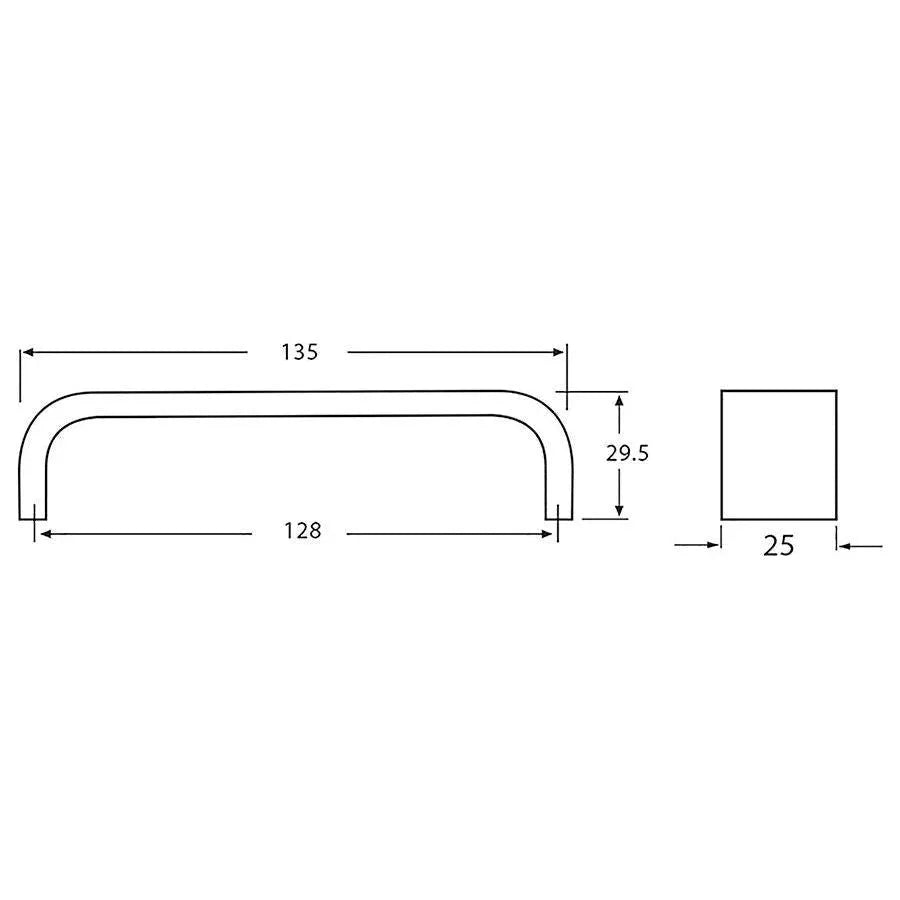 Rocheleau - V0195 Pull - POI-V0195128-L01 | Montreal Lighting & Hardware