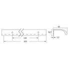 Rocheleau - V0372 Pull - POI-V0372-128-L09 | Montreal Lighting & Hardware