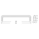 Rocheleau - V226 Pull - POI-V226-128-Z23 | Montreal Lighting & Hardware