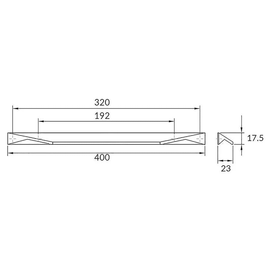 Rocheleau - V322 Pull - POI-V322-128-L09 | Montreal Lighting & Hardware