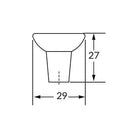 Rocheleau - V405 Knob - BOU-V405-029-Z610 | Montreal Lighting & Hardware